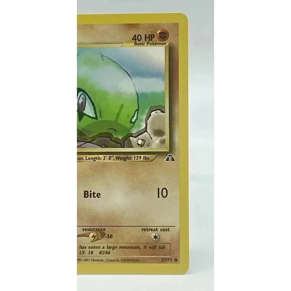 Larvitar 57/75 Neo Discovery Common WOTC Pokemon Card ‎ Non-Holo Vintage 2001 NM